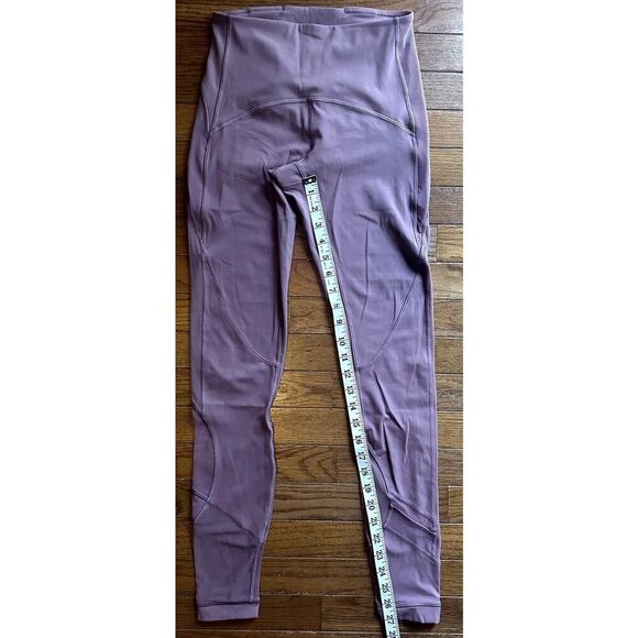 Lululemon Clear the court Leggings Figue Pink size 6 - Picture 4 of 12